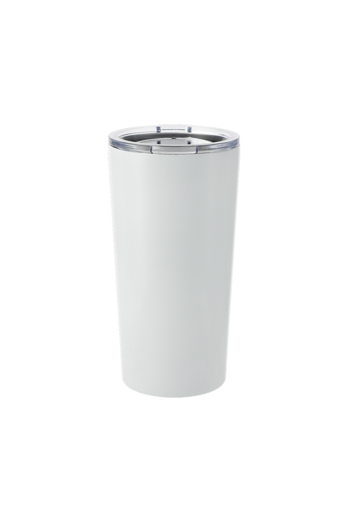 20oz White Stainless Steel Tumbler
